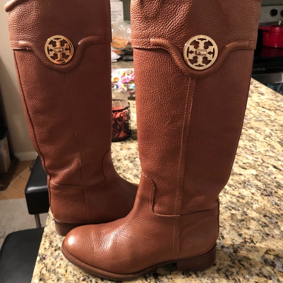 Tory Burch Shoes - Tory Burch Tan Leather Riding Boots